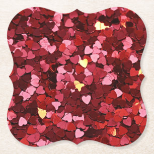 Porta-copo De Papel Formas do Coração Textura-20622