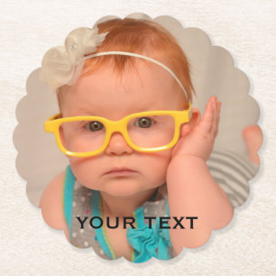 Porta-copo De Papel Foto da família de bebês 