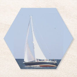 Porta-copo De Papel Foto de veleiro