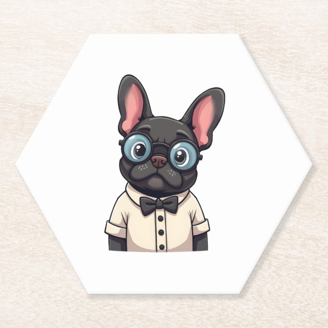 Porta-copo De Papel Frenchie — Cópia dos Cavalheiros (3) (Frente)