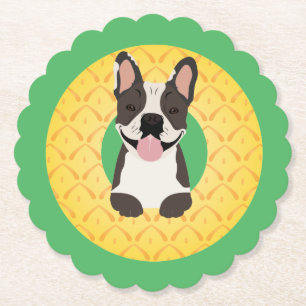 Porta-copo De Papel Fruta de ananás-boi francês