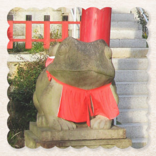 Porta-copo De Papel Fuku Kaeru 福 か る Sapo Fortune え com Red Yodarekake