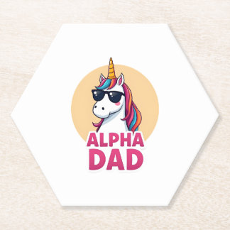 Porta-copo De Papel Funny Unicorn Dad Laufey Men Father's Day Christma
