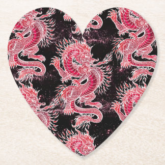 Porta-copo De Papel Galáxia do Dragão Vermelho