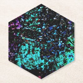 Porta-copo De Papel Galaxy abstract Paper Coaster,Dark texture bold 