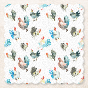 Porta-copo De Papel Galinha Lover Country Hens