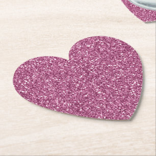 Porta-copo De Papel Garota Glitzy Rosa Brilhante