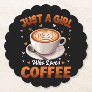 Porta-copo De Papel Garotas Do Café Apenas Uma Menina Que Ama Café