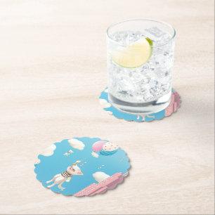 Porta-copo De Papel Gatinhos de Entalhe