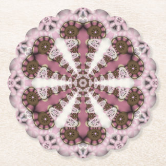 Porta-copo De Papel Geometria País Terra Rosa Mandala