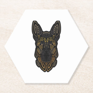 Porta-copo De Papel German shepherd Design german shepherd Dog O