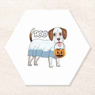 Porta-copo De Papel Ghost Beagle Halloween Dog
