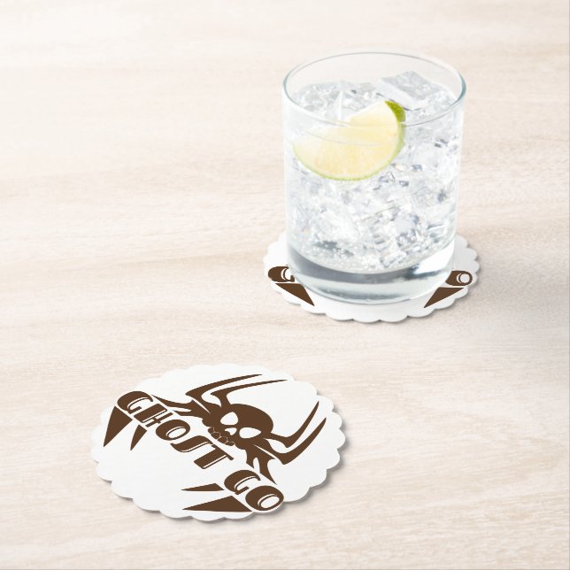 Porta-copo De Papel Ghost Go Spooky Season (Insitu)