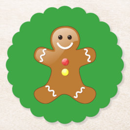 Porta-copo De Papel Gingercake Man on Green