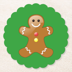Porta-copo De Papel Gingercake Man on Green