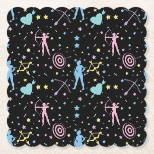Porta-copo De Papel Girls Archery - Girly Hearts Stars Archer