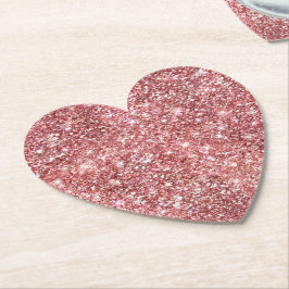 Porta-copo De Papel Glam Red Confetti Glitter