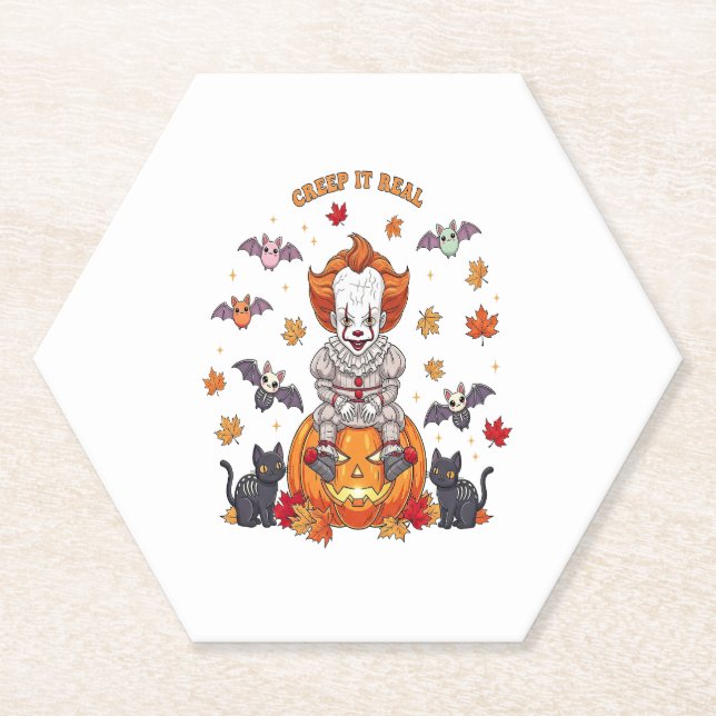 Porta-copo De Papel Gnome Cute Pumpkin Halloween (Frente)