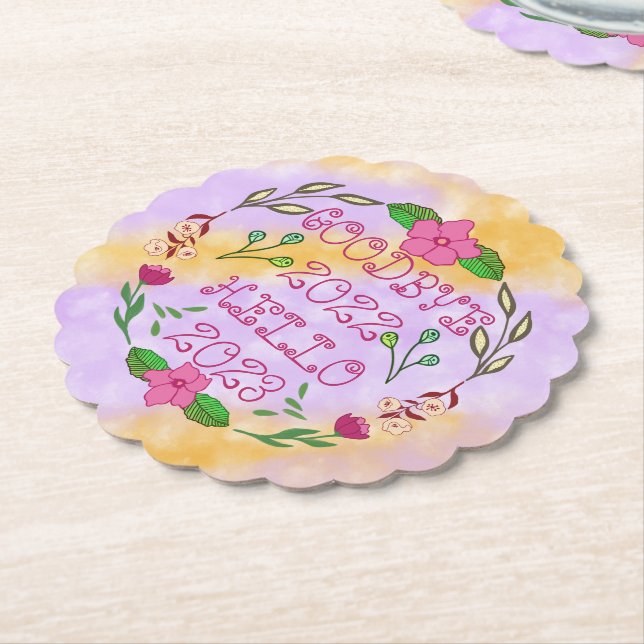 PORTA-COPO DE PAPEL GOODBYE 20XX OLÁ 20XX (Angular)