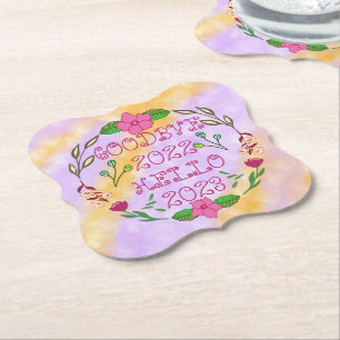 PORTA-COPO DE PAPEL GOODBYE 20XX OLÁ 20XX