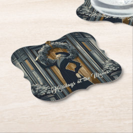 Porta-copo De Papel Gothic Deco | Coroa de Dark Academia