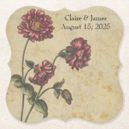 Porta-copo De Papel Gótica Romance Papel de Casamento Porta copos Escu