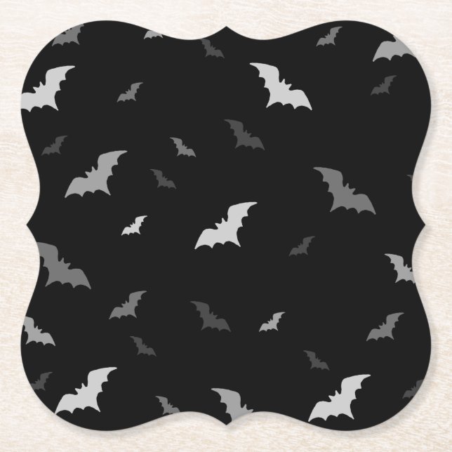 Porta-copo De Papel Gótica Vampiro Bats Bebe Coasters (Frente)