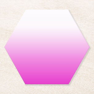 Porta-copo De Papel Gradiente Ombr Rosa
