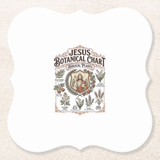Porta-copo De Papel Gráfico Botânico de Jesus Plantas Bíblicas Jesus B