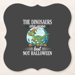 Porta-copo De Papel Gráfico de Bruxa de Halloween de Dinossauro Engraç