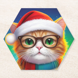 Porta-copo De Papel Grátis Natal Papai Noel-68265