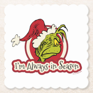 Porta-copo De Papel Grinch   Eu Estou Sempre na Estação