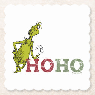 Porta-copo De Papel Grinch   Ho Ho Ho