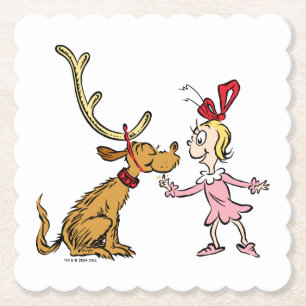 Porta-copo De Papel Grinch Max & Cindy Lou Quem