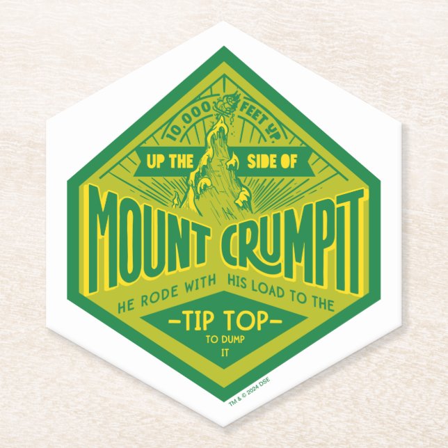 Porta-copo De Papel Grinch | Monte Crumpit (Frente)