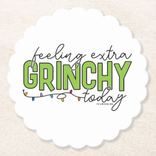 Porta-copo De Papel Grinch Sentindo-me Extra Grinch Hoje