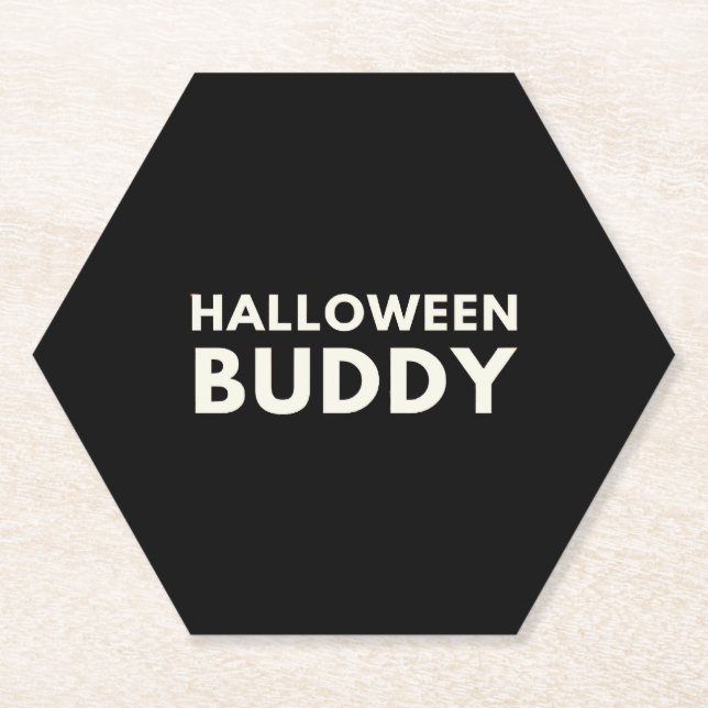 Porta-copo De Papel Halloween Buddy (Frente)
