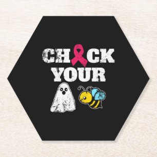 Porta-copo De Papel Halloween do Cancer da Mama