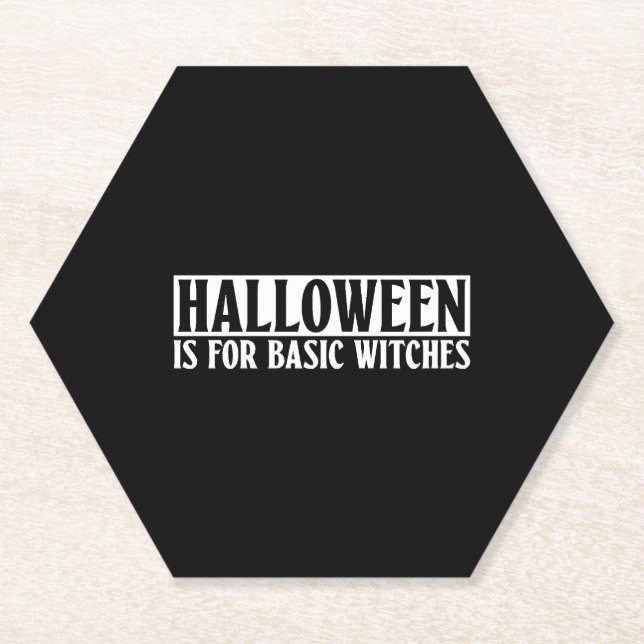 Porta-copo De Papel Halloween É Para Bruxas Básicas - Halloween Gótico (Frente)