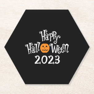 Porta-copo De Papel Halloween Happy Halloween