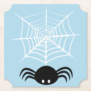 Porta-copo De Papel Halloween Spider Web