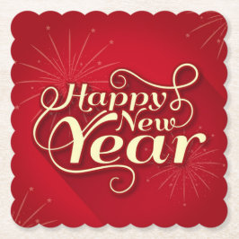 Porta-copo De Papel Happy New Year