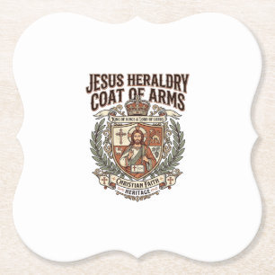Porta-copo De Papel Heráldica de Jesus Brasão de Armas Jesus Heráldica