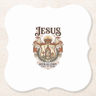 Porta-copo De Papel Heráldica de Jesus Brasão de Armas Jesus Heráldica