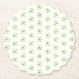 Porta-copo De Papel Hibiscus & lace WHITE