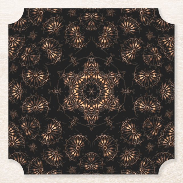 Porta-copo De Papel Idade do Bronze Mandala  (Frente)