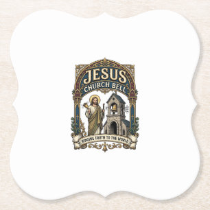 Porta-copo De Papel Igreja de Jesus Sino Igreja de Jesus Sino Fé Crist