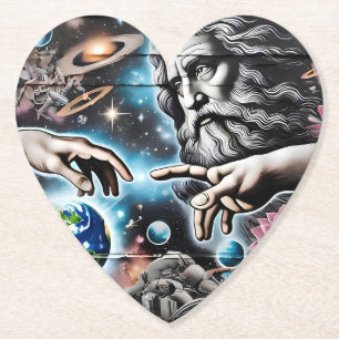 Porta-copo De Papel  image of god creating the universe