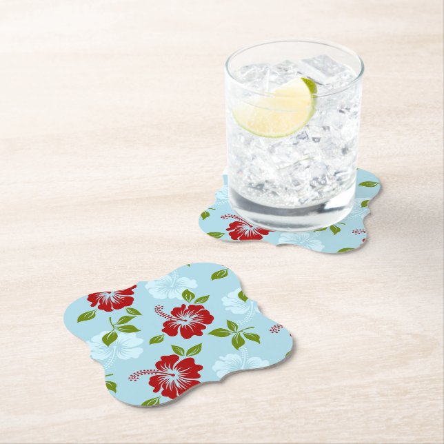 Porta-copo De Papel Impressão havaiano (Insitu)