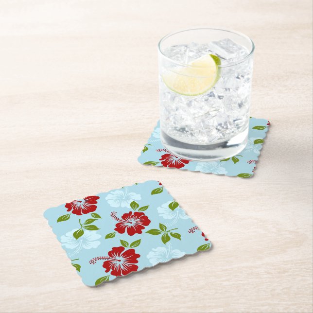 Porta-copo De Papel Impressão havaiano (Insitu)